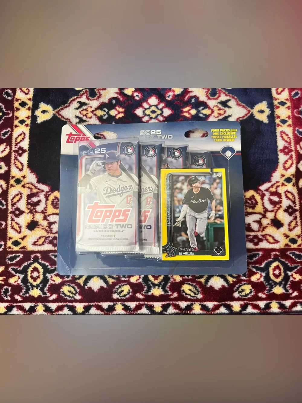 Topps Series Two sealed pack set w/ Jonah Bride card